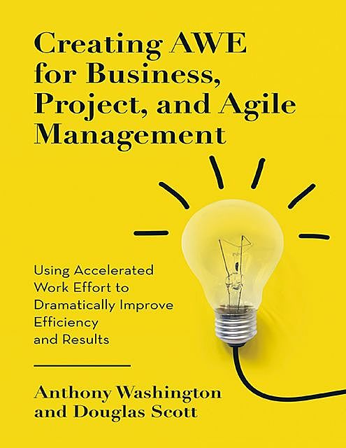 Creating Awe for Business, Project, and Agile Management: Using Accelerated Work Effort to Dramatically Improve Efficiency and Results, Douglas Scott, Anthony Washington