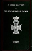 A Brief History of the King's Royal Rifle Corps, Edward Hutton, Sir