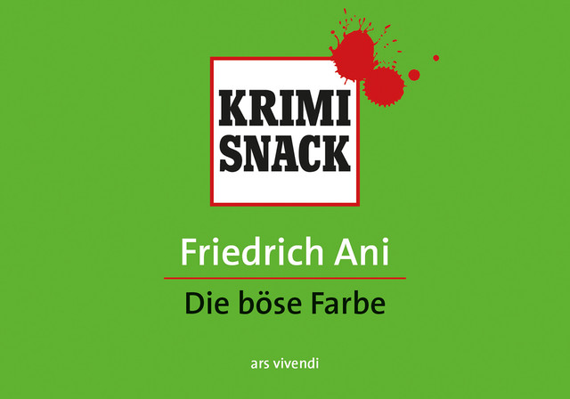 Die böse Farbe (eBook), Friedrich Ani