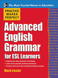 Advanced English Grammar for ESL Learners, Mark Lester