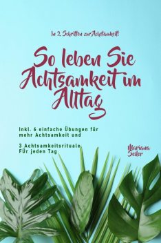 Achtsamkeit: IN 2 SCHRITTEN ZUR ACHTSAMKEIT! So leben Sie Achtsamkeit im Alltag, Mariana Seiler