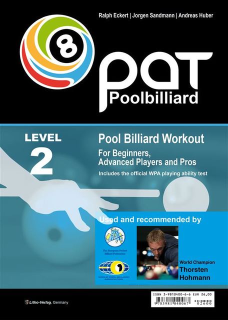Pool Billiard Workout PAT Level 2, Ralph Eckert, Andreas Huber, Jorgen Sandmann