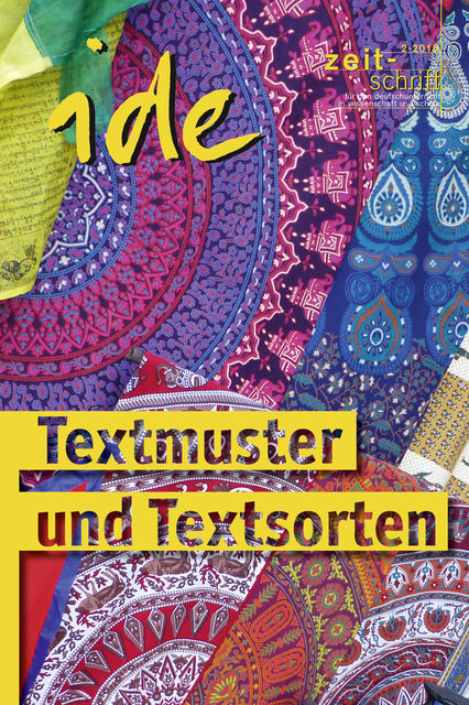 Textmuster und Textsorten, Herausgegeben von Ursula Esterl und Ulrike Krieg-Holz