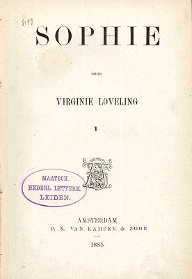 Sophie (2 delen), Virginie Loveling