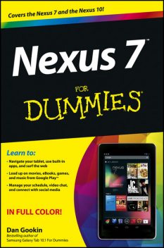 Nexus 7 For Dummies (Google Tablet), Dan Gookin