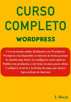 Tiendas Online Wordpress, José Borja