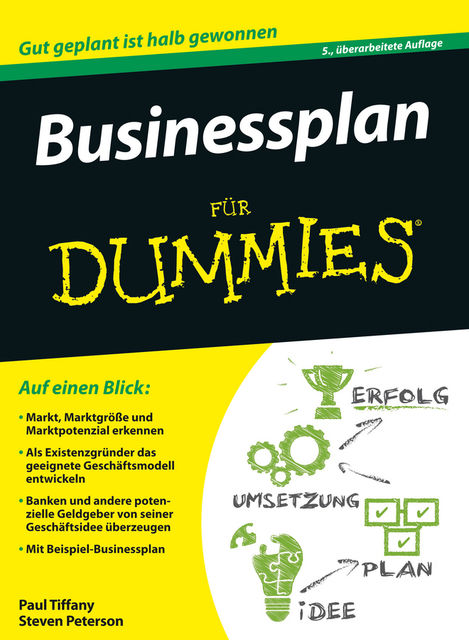 Businessplan für Dummies, Paul Tiffany, Steven Peterson