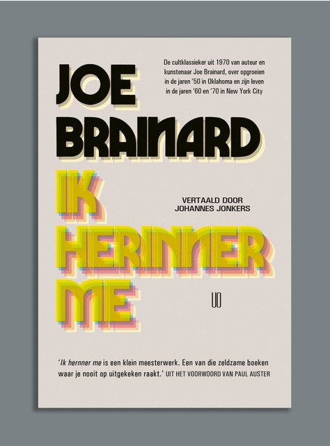 Ik herinner me, Joe Brainard
