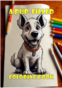 A Pup-Filled Coloring Book, Leo Lubavitch