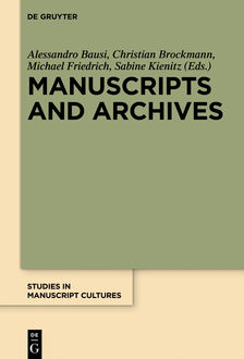 Manuscripts and Archives, Walter de Gruyter