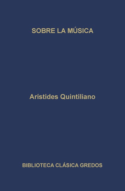 Sobre la música, Arístides Quintiliano