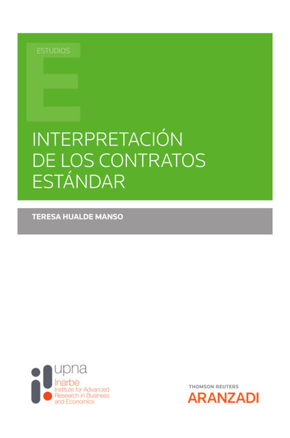 Interpretación de los contratos estándar, Teresa Hualde Manso