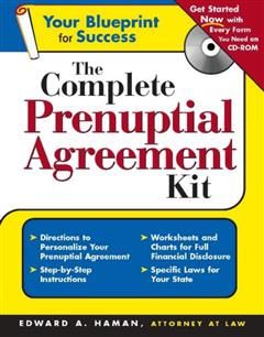 Complete Prenuptial Agreement Kit, Edward A Haman