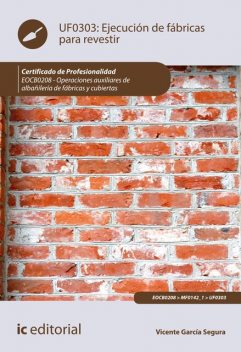 Ejecución de fábricas para revestir. EOCB0208, Vicente García Segura