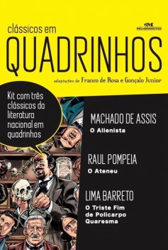 Box Clássicos em Quadrinhos, Machado De Assis, Lima Barreto, Raul Pompéia, Franco de Rosa, Gonçalo Junior