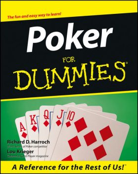 Poker For Dummies, Lou Krieger, Richard D.Harroch