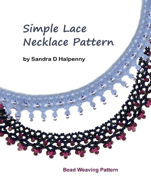 Simple Lace Necklace Pattern, Sandra D Halpenny