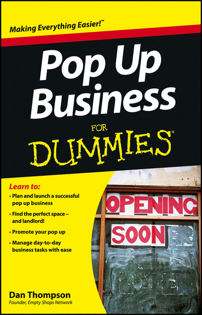 Pop-Up Business For Dummies, Dan Thompson