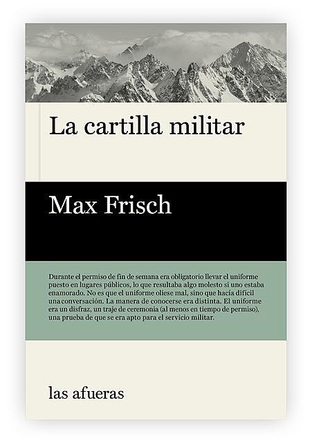 La cartilla militar, Max Frisch