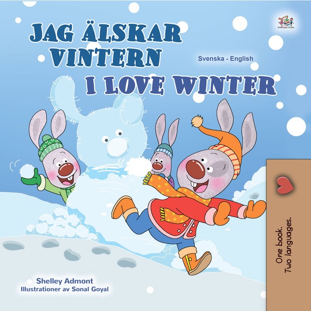 Jag älskar vintern I Love Winter, KidKiddos Books, Shelley Admont
