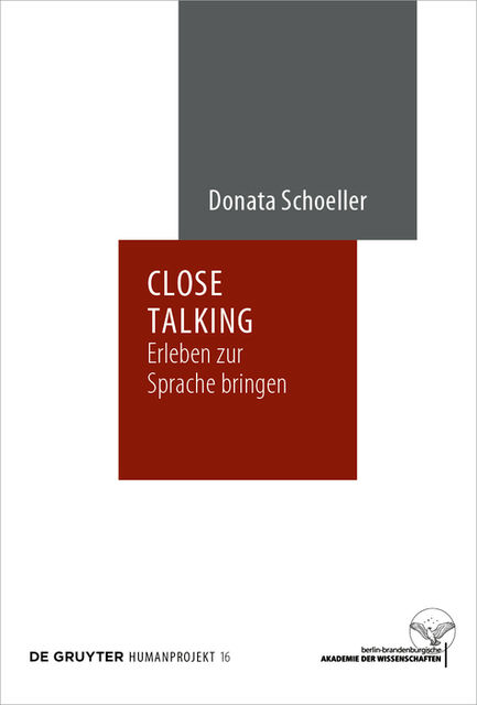 Close Talking, Donata Schoeller