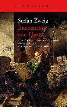 Encuentros con libros, Stefan Zweig