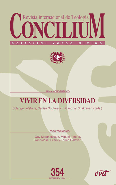 Vivir en la diversidad. Concilium 354, Solange Lefebvre