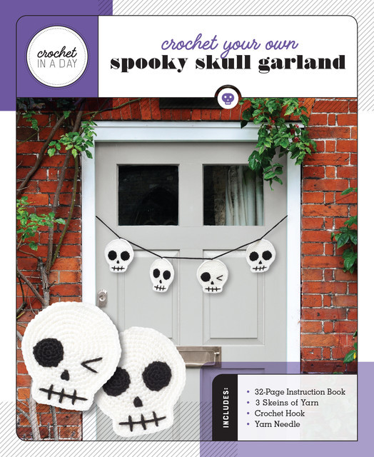 Crochet Your Own Spooky Skull Garland, Katalin Galusz