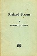 Richard Strauss Herbert F. Peyser, Herbert F Peyser