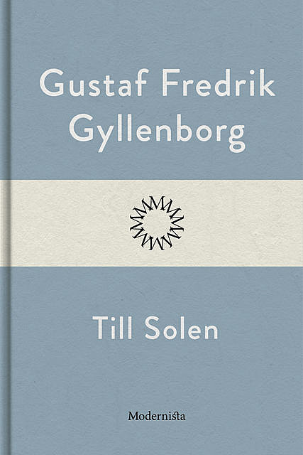 Till Solen, Gustaf Fredrik Gyllenborg
