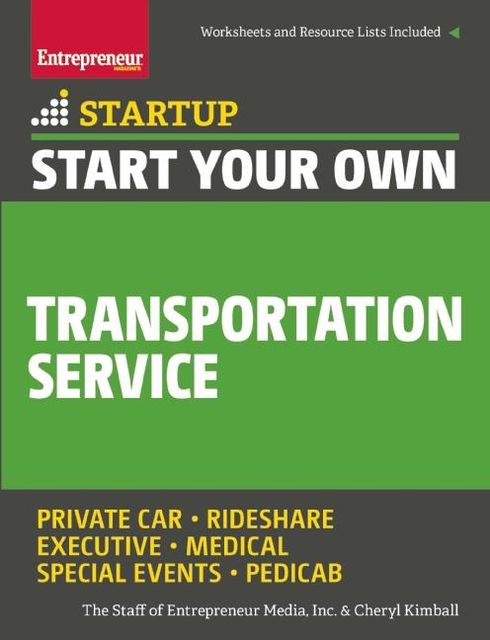 Start Your Own Transportation Service, Cheryl Kimball