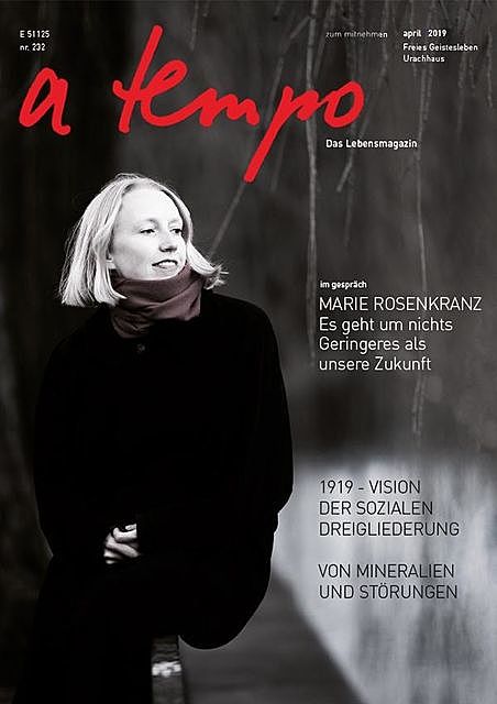 a tempo April 2018, a tempo – Das Lebensmagazin
