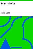 Kuun tarinoita, Julius Krohn