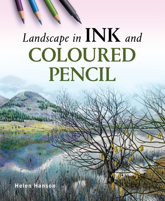 Landscape in Ink and Coloured Pencil, Helen Hanson