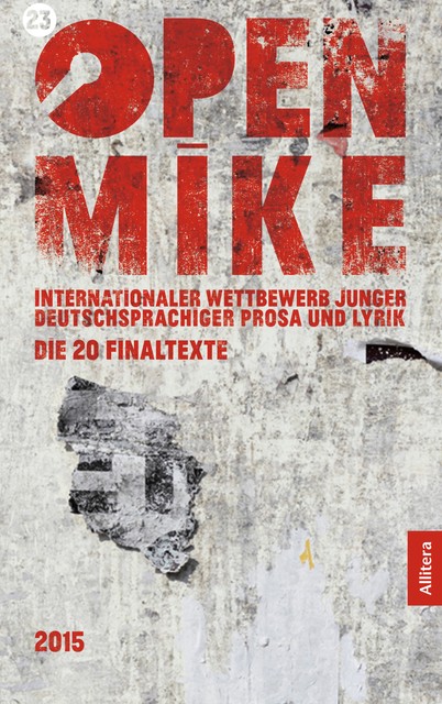 23. open mike, Literaturwerkstatt Berlin