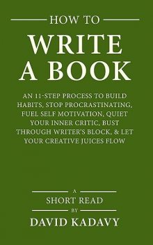How to Write a Book, David Kadavy