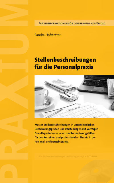 Stellenbeschreibungen für die Personalpraxis, Sandra Hofstetter