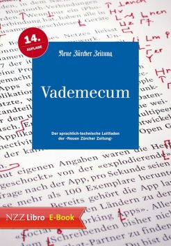 Vademecum, Neue Zürcher Zeitung
