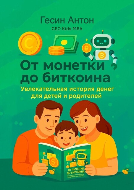 От монетки до биткоина. Увлекательная история денег для детей и родителей, Антон Гесин