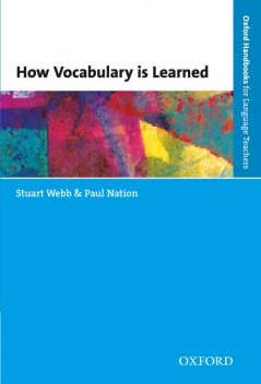 How Vocabulary is Learned, Paul Nation, Stuart Webb