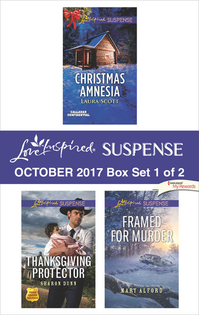 Harlequin Love Inspired Suspense October 2017 – Box Set 1 of 2, Laura Scott, Sharon Dunn, Mary Alford