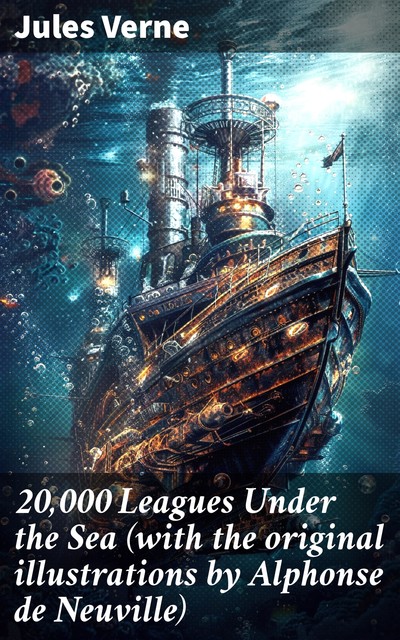 20,000 Leagues Under the Sea (with the original illustrations by Alphonse de Neuville), Jules Verne