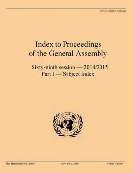 Index to Proceedings of the General Assembly 2014/2015, Department of Public Information