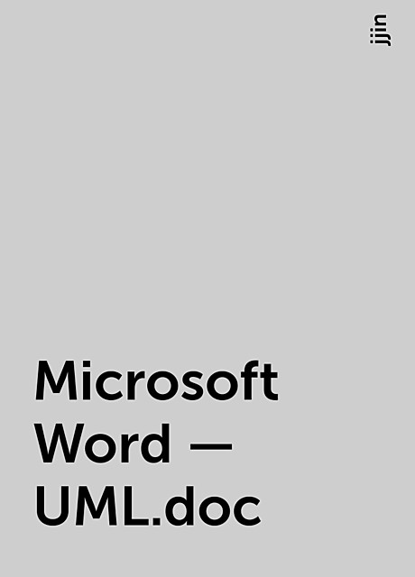 Microsoft Word – UML.doc, jjin