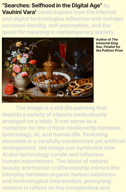 Searches, Vauhini Vara