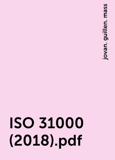ISO 31000 (2018).pdf, jovan. guillen. mass