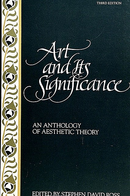 Art and Its Significance, Stephen Ross