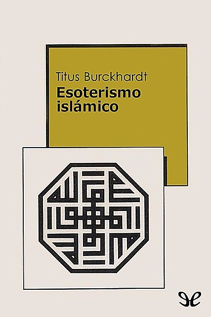 Esoterismo islámico, Titus Burckhardt