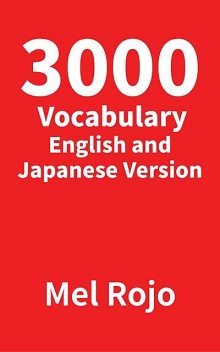 3000 Vocabulary English and Japanese Version, Mel Rojo