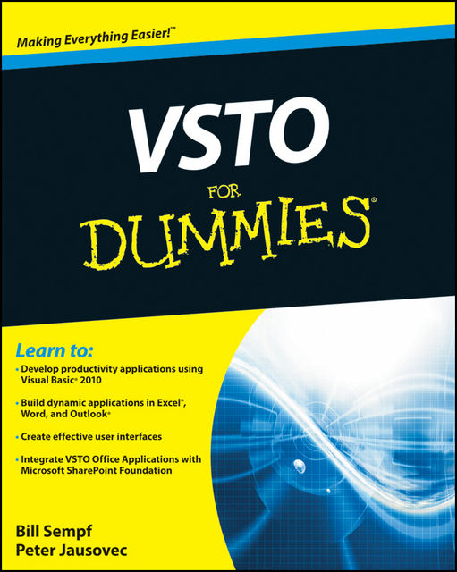 VSTO For Dummies, Bill Sempf, Peter Jausovec